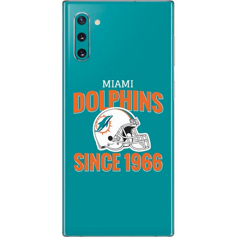 NFL Miami Dolphins Helmet Galaxy Note 10 Skin